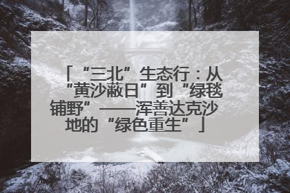 “三北”生态行：从“黄沙蔽日”到“绿毯铺野”——浑善达克沙地的“绿色重生”