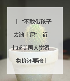 “不敢带孩子去迪士尼” 近七成美国人觉得物价还要涨