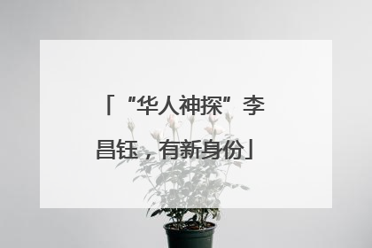 “华人神探”李昌钰，有新身份