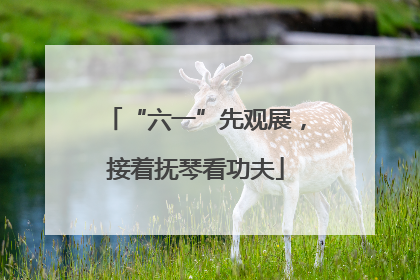 “六一”先观展，接着抚琴看功夫