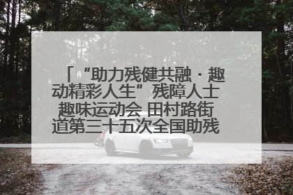 “助力残健共融・趣动精彩人生”残障人士趣味运动会 田村路街道第三十五次全国助残日主题活动圆满举办