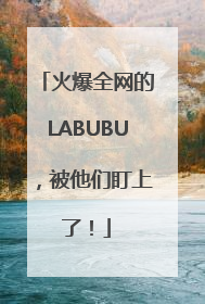 火爆全网的LABUBU，被他们盯上了！