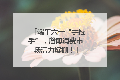 端午六一“手拉手”，淄博消费市场活力爆棚！