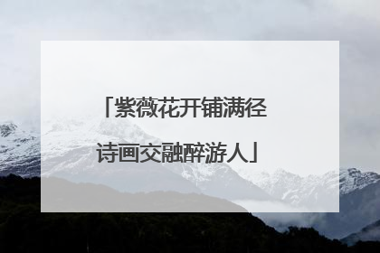 紫薇花开铺满径 诗画交融醉游人