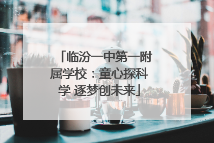 临汾一中第一附属学校：童心探科学 逐梦创未来