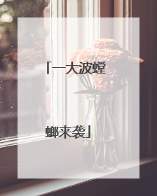一大波螳螂来袭