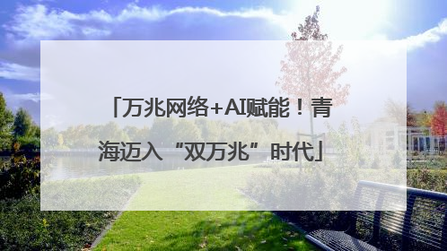 万兆网络+AI赋能！青海迈入“双万兆”时代