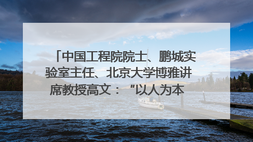中国工程院院士、鹏城实验室主任、北京大学博雅讲席教授高文：“以人为本 智能向善” 推动文化与科技相生相促｜聚焦2025文化强国建设高峰论坛