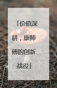 价值深耕，康师傅的创新战役