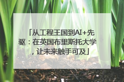 从工程王国到AI+先驱：在英国布里斯托大学，让未来触手可及