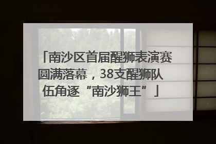 南沙区首届醒狮表演赛圆满落幕，38支醒狮队伍角逐“南沙狮王”