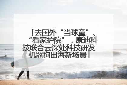 去国外“当球童”、“看家护院”，康迪科技联合云深处科技研发机器狗出海新场景