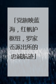 党旗映蓝海，红帆护枢纽，罗家岙派出所的忠诚航迹