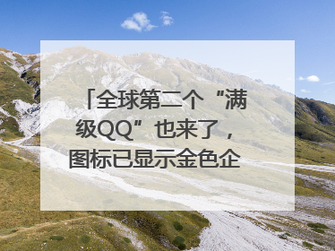 全球第二个“满级QQ”也来了，图标已显示金色企鹅，系首个“满级QQ”的小号
