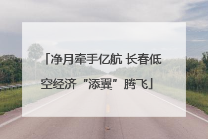 净月牵手亿航 长春低空经济“添翼”腾飞