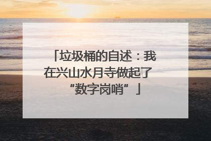 垃圾桶的自述：我在兴山水月寺做起了“数字岗哨”