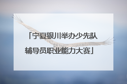 宁夏银川举办少先队辅导员职业能力大赛