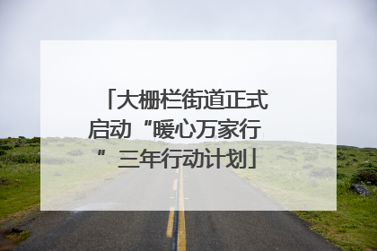 大栅栏街道正式启动“暖心万家行”三年行动计划