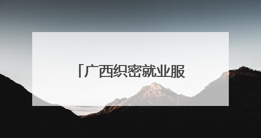 广西织密就业服务保障网 精准帮扶青年就业