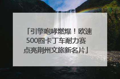 引擎咆哮燃爆！欧速500圈卡丁车耐力赛点亮荆州文旅新名片