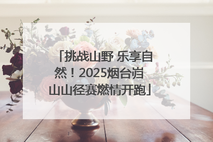 挑战山野 乐享自然！2025烟台岿山山径赛燃情开跑