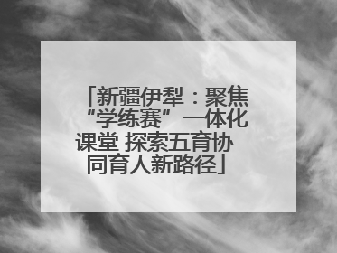 新疆伊犁：聚焦“学练赛”一体化课堂 探索五育协同育人新路径