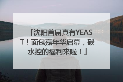 沈阳首届真有YEAST！面包嘉年华启幕，碳水控的福利来啦！