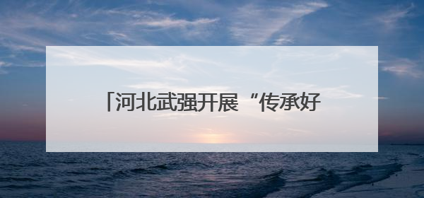 河北武强开展“传承好家风 争做好少年”家风家教主题宣讲活动