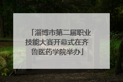 淄博市第二届职业技能大赛开幕式在齐鲁医药学院举办