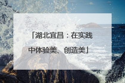 湖北宜昌：在实践中体验美、创造美