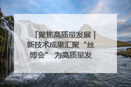 聚焦高质量发展｜新技术成果汇聚“丝博会” 为高质量发展注入新动能