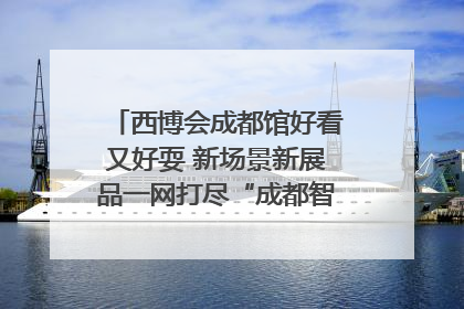 西博会成都馆好看又好耍 新场景新展品一网打尽“成都智造”｜西博视界