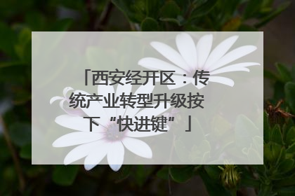 西安经开区：传统产业转型升级按下“快进键”