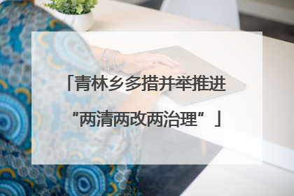 青林乡多措并举推进“两清两改两治理”