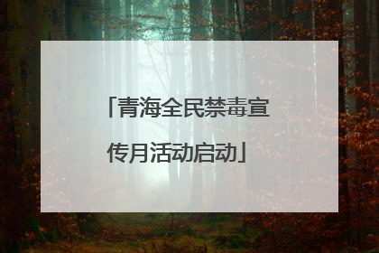 青海全民禁毒宣传月活动启动