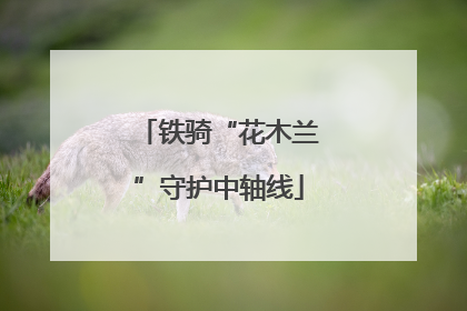 铁骑“花木兰”守护中轴线