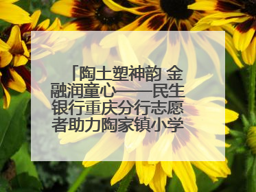 陶土塑神韵 金融润童心——民生银行重庆分行志愿者助力陶家镇小学美育计划