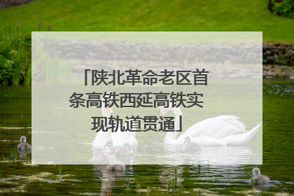 陕北革命老区首条高铁西延高铁实现轨道贯通