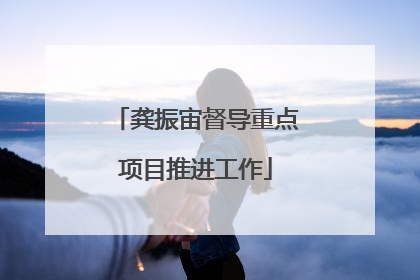 龚振宙督导重点项目推进工作