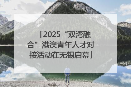 2025“双湾融合”港澳青年人才对接活动在无锡启幕