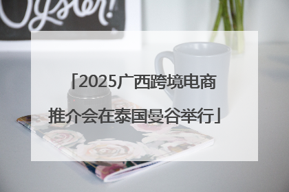 2025广西跨境电商推介会在泰国曼谷举行