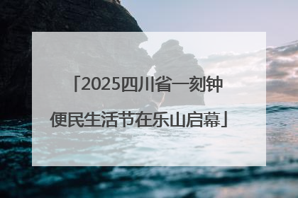 2025四川省一刻钟便民生活节在乐山启幕
