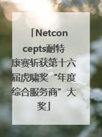Netconcepts耐特康赛斩获第十六届虎啸奖“年度综合服务商”大奖